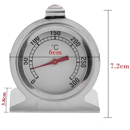 Thermomètre De Four En Acier Inoxydable De Cuisine De Cuisson à Rôtir Température Outil De Mesure De Haute Précision Cuisson BBQ Jauge De Température - Nail Gallerys