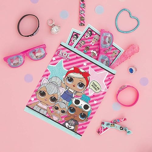 Unique Party Assiettes en Carton Écologiques-18 cm-Fête à thème LOL Surprise-Paquet de 8, 20904EU, Multicolour - Nail Gallerys