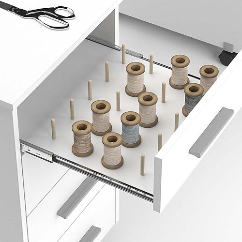 Vicco Bureau, Sonoma/Blanc, 100 x 50 cm - Nail Gallerys