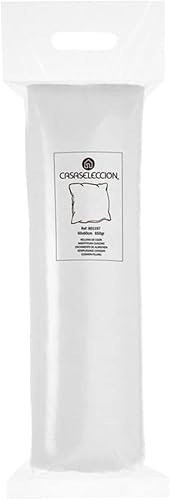 LOLAhome Coussin anti-acariens en fibre creuse siliconée blanche 60 x 60 cm - Nail Gallerys