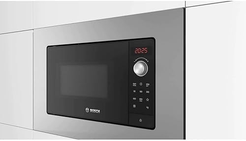 Bosch Elettrodomestici BEL623MS3 Série 2, Micro-ondes encastrables, 60 x 38 cm, acier inoxydable - Nail Gallerys