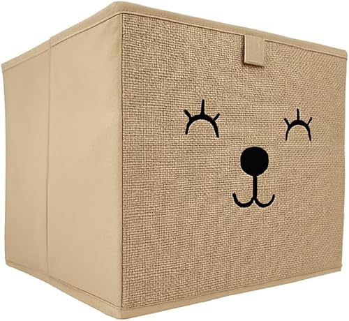 Boîte pliante Reh-boîte de rangement pour enfants,en tissu pour les étagères et les armoires.Boîte de tri-Coffre à jouets Toy Bin pour documents, jouets-Boîtes pour chambre d'enfant 30x30x30cm - Nail Gallerys
