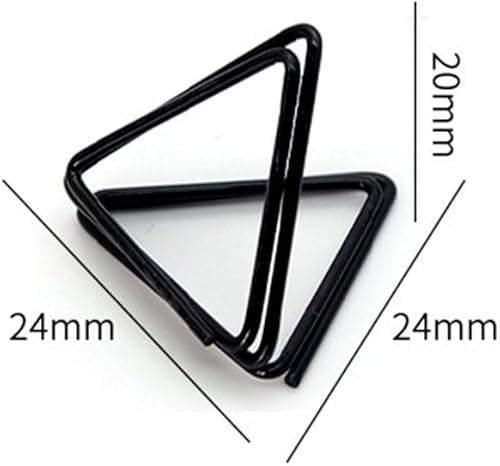 LATRAT Lot de 36 mini porte-cartes de table en forme de triangle - Porte-numéro de table - Support pour images, cartes de menu - Pour cartes de table de mariage - Noir - Nail Gallerys