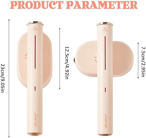 CLIUNT Mini Fer à Repasser Pliable, Fer à Repasser de Voyage, Mini Machine à Repasser Portable, Réservoir D'eau 80ml, 30S Chauffage Rapide, pour la maison et les voyages - Nail Gallerys