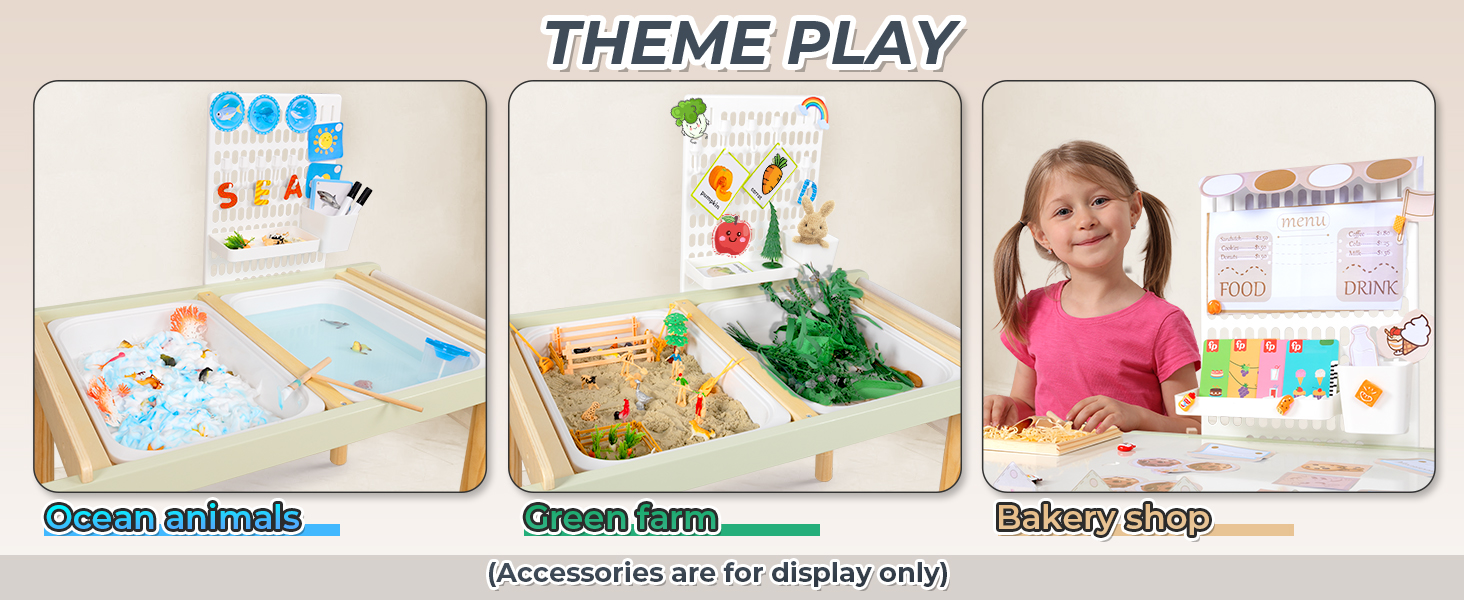 Table Sensorielle en Bois