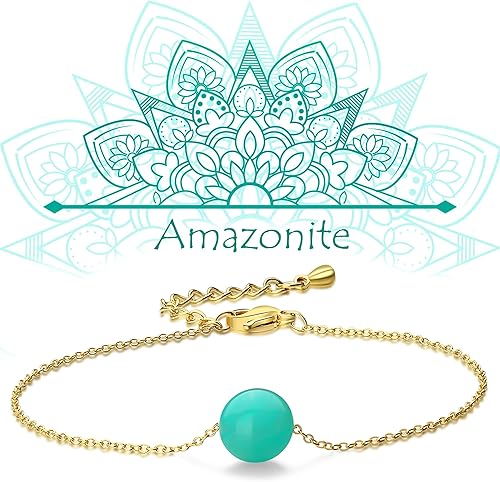 Bougie Personnalisable 5ème Chakras - Avec Bijou Bracelet Perle - Bougie Cire Végétale 70H de Fabrication Artisanale Française - Coffret Cadeau en Bois (Bracelet ite) - Nail Gallerys