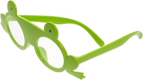 TOYANDONA lunettes de fête des animaux robe de soirée lunettes drôles lunettes de soleil enfant en bas âge Lunettes de soleil grenouille lunettes d'animaux lunettes de comédie Plastique Vert - Nail Gallerys