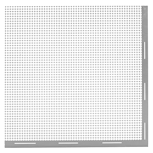 Ideen mit Herz Règle de peinture diamant | Rectangle | Pochoir pour pierres rondes | Surface de pose : 17,6 cm x 18 cm - Nail Gallerys