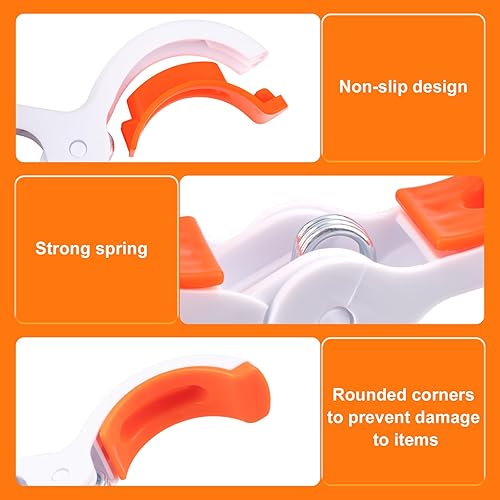 9 Pièces Pince Serviette Plage, Grosse Pince à Linge, Epingle a Linge pour Transat, Serviettes de Plage, Linge de Lit, Serviette de Bain - Nail Gallerys