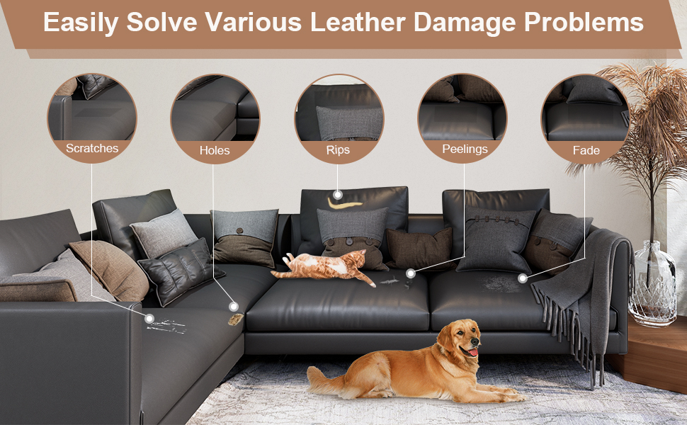 Patch de Réparation en Cuir