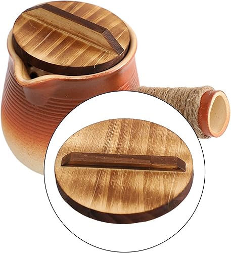 F Fityle Couvercle de bouilloire à thé couvercle de théière 8.3cm couvercle de remplacement couvercle d'étanchéité en bois pour théière en céramique 400 ~ - Nail Gallerys