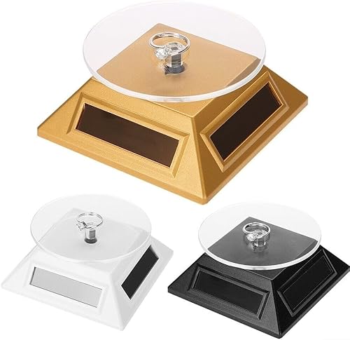 Présentoir à bijoux avec charge solaire pour montres, produits et plus (blanc) - Nail Gallerys