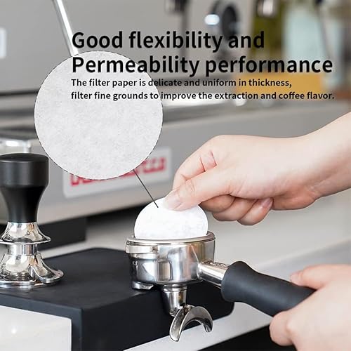 WKRTDY 200 x Filtres à Café en Papier Naturel de 60mm pour Remplacement de Cafetières - Compatible avec la Grande Majorité des Machines à Café et Machines à Expresso - Nail Gallerys