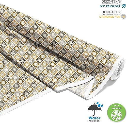 HEKO PANELS Oxford Tissu Imperméable Au Mètre Polyester De Couture D'ameublement Tissus Pour Mobilier Décorative Artisanat Rembourrage Temple Japonais 1 Mètre 155 x 100 cm - Nail Gallerys