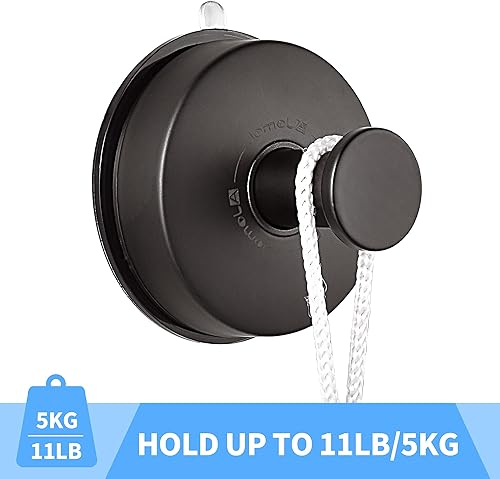 JOMOLA Crochet Ventouse Crochet Porte Serviette à Ventouse Accroche Torchon En Inox Barre Crochet Cuisine Ventouse pour cuisine et salle de bain, douche, manteaux etc, 4 Pièces - Nail Gallerys