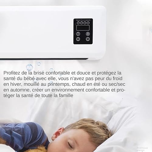 Split Max Aire Acondicionado Portatil, Climatiseur mural de refroidissement et de chauffage, Climatiseur portable sans conduit -ni Split Max avec minuterie pour la maison, le salon, le dortoir - Nail Gallerys