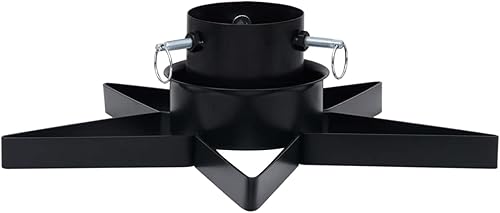 Goliraya Support de Sapin de Noël Pied pour Sapin de Noël Socle pour Sapin de Noël Noir 47x47x13,5 cm - Nail Gallerys