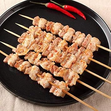 Brochettes japonaises | Brochettes apéritif | Bois de bambou | Set de 80 | 30 cm | EUROXANTY - Nail Gallerys
