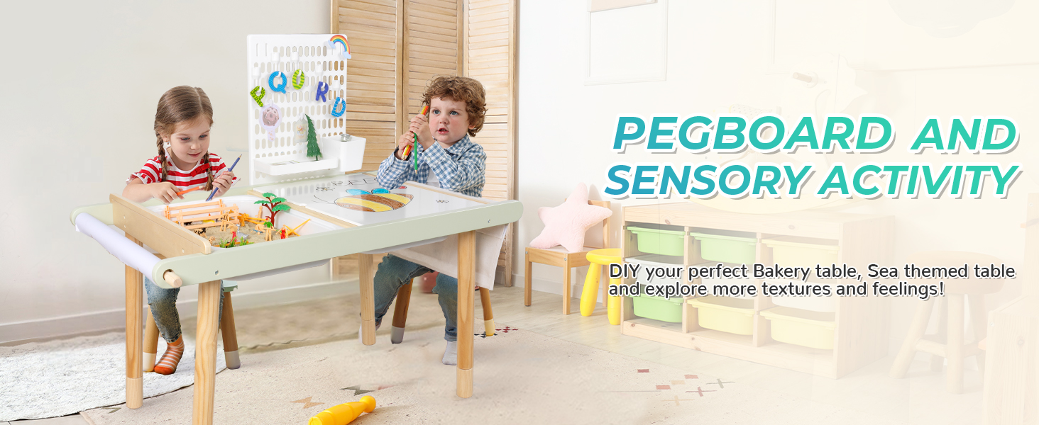 Table Sensorielle en Bois