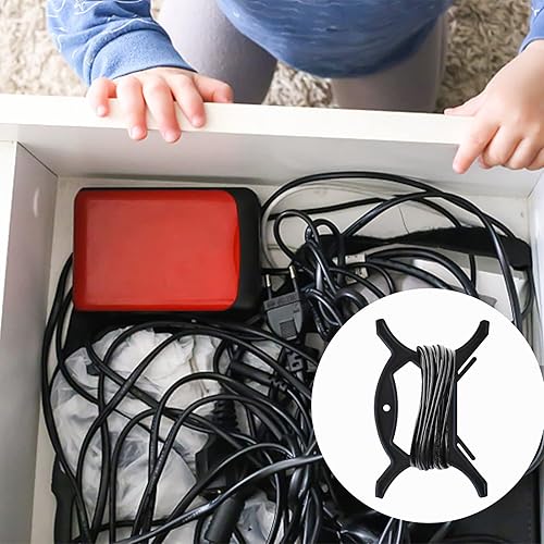 MISNODE Dispositif D'enroulement, Dispositif D'enroulement de Guirlande Lumineuse, Rangement de Câbles Tout Usage pour Lumières et Cordons, Support de Rangement pour Lumières de Noël(#1) - Nail Gallerys