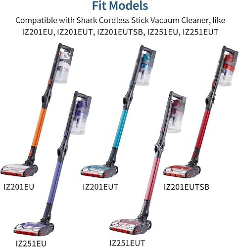 Filtre de rechange KEEPOW pour aspirateur Shark Iz251Eut, 3 pièces, Réutilisable, 25 x 21 x 8 cm, Mousse, VACUUM_FILTER, 3575206031, 3575217031, Aspirateur vertical Shark - Nail Gallerys