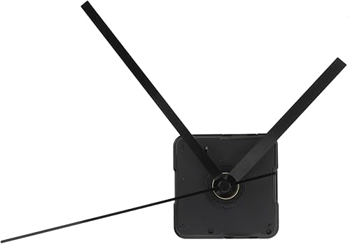 Kit De Mécanisme D'Horloge DIY Silencieux sans Cadre avec Aiguilles Noires Droites, Facile À Installer Et Précis - Nail Gallerys