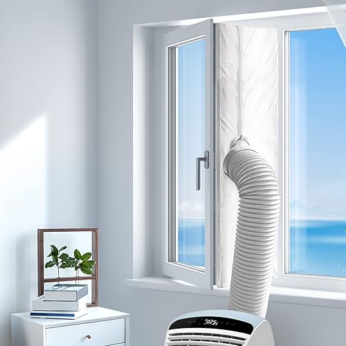 Aidodo Joint de Fenêtre pour La Climatisation Mobile et Sèche-Linge, Fonctionne avec Toutes Les Unités De Climatisation Mobiles, Installation Facile, Pas Besoin de Trous de Forage 300CM - Nail Gallerys