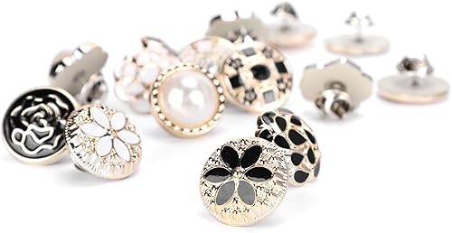 Lot de 30 épingles à boutons de col pour manteau à ongles, pull, chemise, outil décoratif dissimulé et amovible - Nail Gallerys