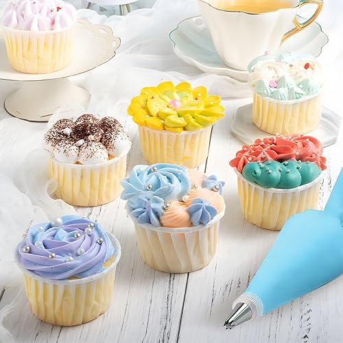 Lot de 83 poches à douille et douilles pour décoration de gâteaux avec 48 douilles numérotées pour décoration de gâteaux - Nail Gallerys