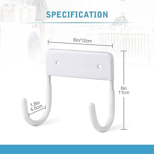 Cintre pour Planche à Repasser, Crochet pour Planche à Repasser, Support pour Planches à Repasser, Grande et Petite Planche à Repasser (Blanc Mat) - Nail Gallerys