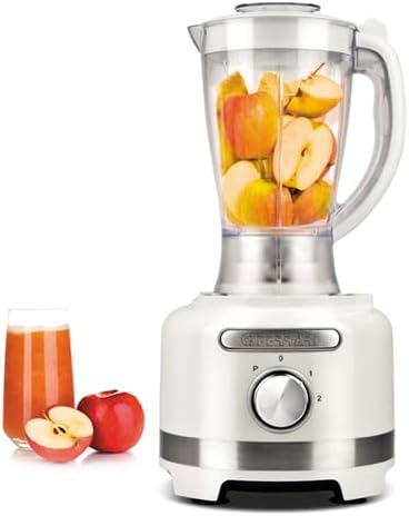 G3 Ferrari G20099 Robot de Cuisine Multifonction Mixatutto, 1000W, Bol de 3 L, 2 vitesses avec Pulse, 3 disques réversibles en INOX, Inclus blender de 1,5 L, Blanc/Inox. - Nail Gallerys