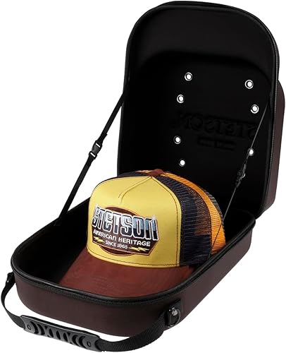 Stetson Valise pour Casquettes Femme/Homme - avec visière Hiver Été Printemps-été - Nail Gallerys