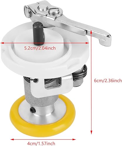 Enrouleur industriel automatique à bobine, accessoire de machine à coudre électrique, construction en acier inoxydable pour la production professionnelle de vêtements, diamètre - Nail Gallerys