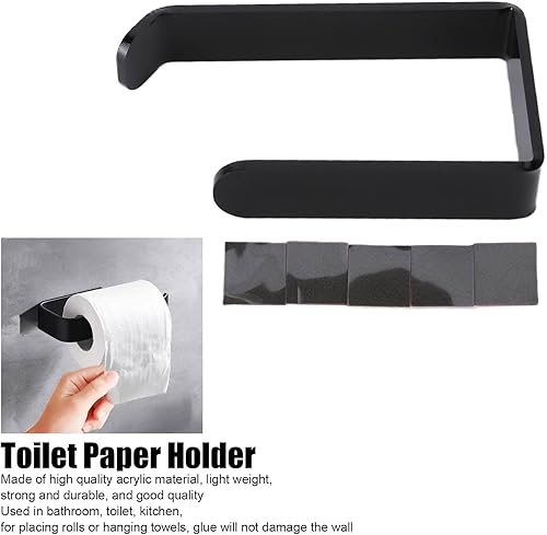 Porte Papier Toilette,Support de Papier Toilette adhésif,Porte Rouleau Papier Toilette Mural,Porte-Papier Toilette Auto-adhésif,Porte-Papier Toilette Mural pour Salle de Bain Cuisine(Blanche) - Nail Gallerys