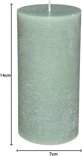 Atmosphera - Bougie rustique - vert eucalyptus - 445g - Nail Gallerys