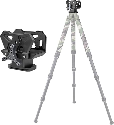 Uqezagpa Support de serrage pour tête de trépied - Support de serrage pour bipied - Support d'affichage pour carabines - Repose-selle - Nail Gallerys