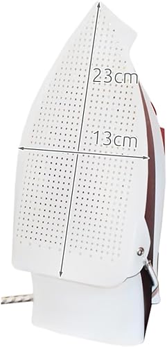 23527 Chaussure de fer à repasser, semelle de repassage, protection anti-adhésive, anti-brillance, universelle, blanche - Nail Gallerys