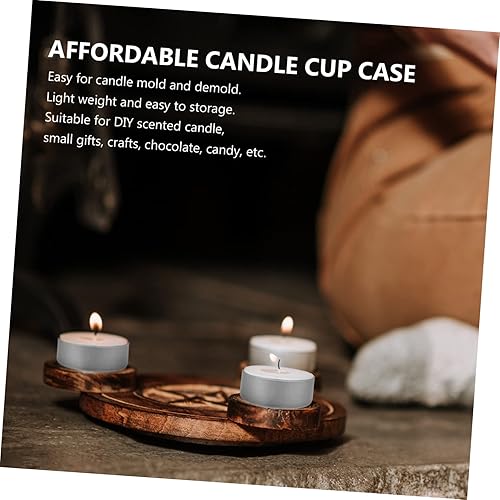 TOPPERFUN Lot De 50 Plateaux Métalliques Pour Fabrication De Bougies En Aluminium Pour Bougies Chauffe-plat Pour Créatifs - Nail Gallerys