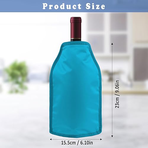 ZoneYan Refroidisseurs de Bouteille de Vin, Rafraîchisseurs pour Bouteille de Vin - Refroidisseur de Vin pour les fêtes, les pique-niques et les voyages - Idéal pour les amateurs de vin (Violet) - Nail Gallerys