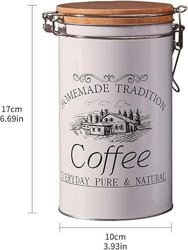 Tuzsocr Lot de 3 Boîtes en Métal pour Café, Thé et Sucre, Boîtes de Rangement Vintage avec Couvercles Hermétiques, pour ranger vos sachets de thé,cubes de sucre et grains de café ou poudre préférés - Nail Gallerys