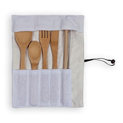 Livoo Set de couverts en bambou - Nail Gallerys