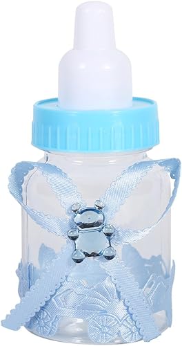 Sluffs Mini Biberons pour Baby Shower, 2 Couleurs 50 Pcs Bonbons Chocolat Bouteilles Boîte pour Party Favors Cadeaux Décorations(Rose) - Nail Gallerys