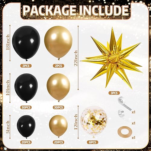 COLANANA Kit d'arche de ballons, 116 pièces, décorations d'anniversaire blanches et dorées pour adultes et enfants, fête prénatale, mariage, anniversaire de mariage, fête de carnaval - Nail Gallerys