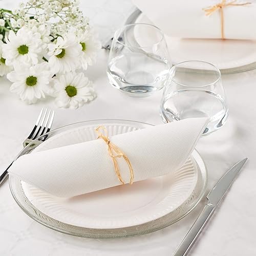 Lot de 1200 serviettes soit 24 Paquets de 50 Serviettes ouate microgaufré FSC® Blanc - 38x38cm Surlys - Nail Gallerys