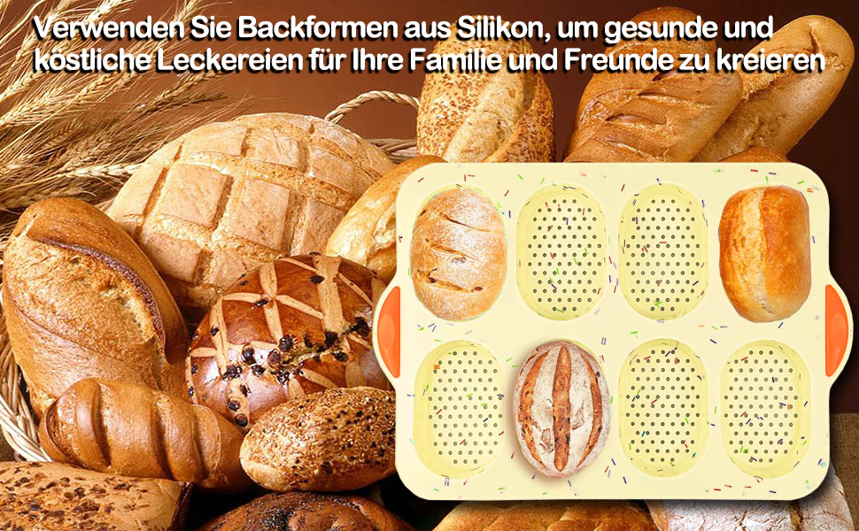 Moule à baguettes en silicone anti-adhésif