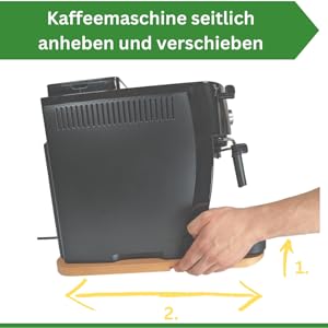 Planche à café coulissante