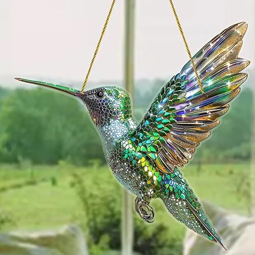 Outfany Spirit Birds Sheremart Spirit Birds Sherum Spirit Birds Vianys Spirit Birds Yifare Spirit Birds Mignon Hummingbird Multiusage Décoration de Noël Tubes en aluminium (C, M) - Nail Gallerys