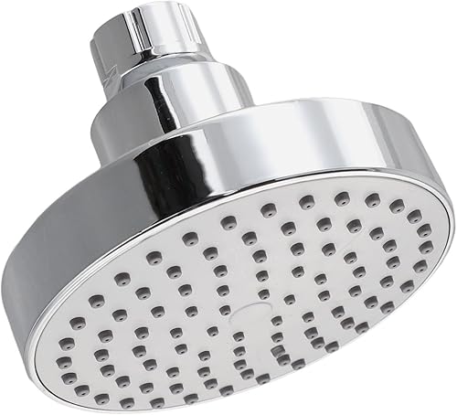 Joint à rotule en laiton flexible au design unique sur le pommeau de douche à effet pluie qui garantit que chaque angle est couvert (argenté) - Nail Gallerys