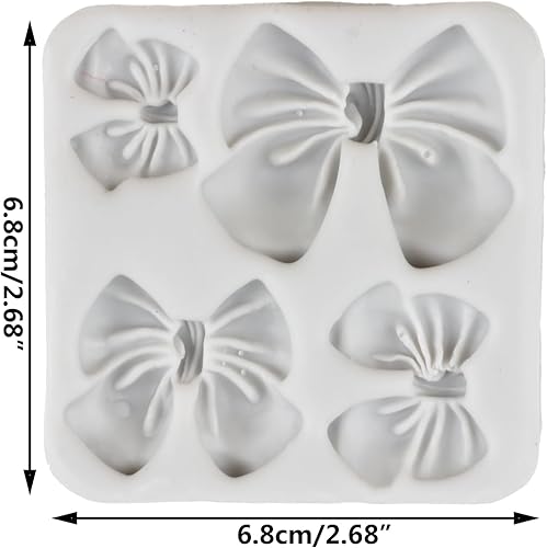 MINFEIDMS Moule À Fondant En Forme De Nœud Papillon En Silicone Pour Décoration De Gâteaux, Décoration De Cupcakes, Chocolat, Bonbons, Pâte De Gomme, Argile Polymère - Nail Gallerys