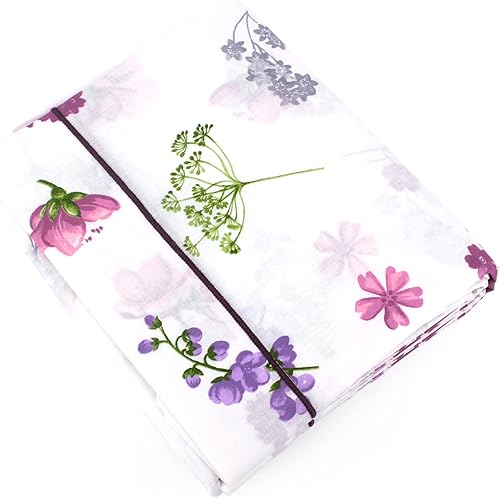 Linnea Drap Plat 280x310 cm 100% Coton Pretty Blanc - Nail Gallerys